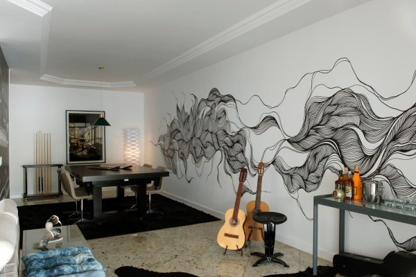 Креативная роспись стен