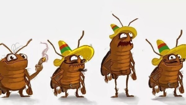 Тараканы мультяшные