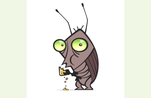 Смешной таракан