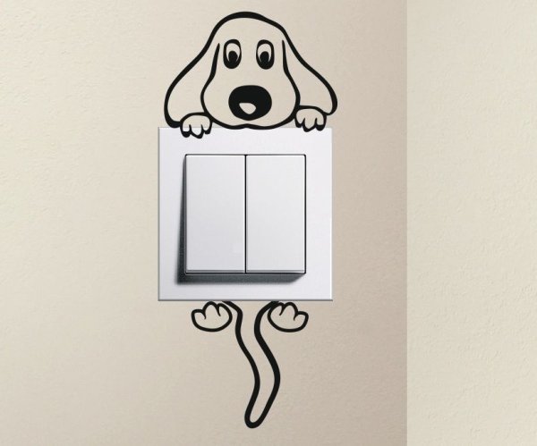 Трафарет для розеток и выключателей