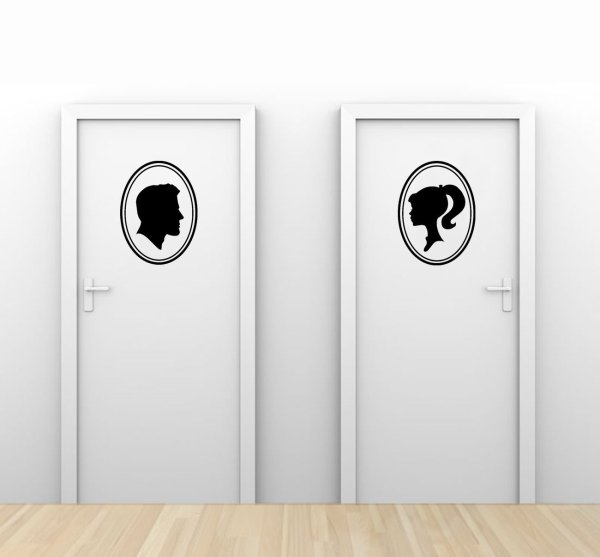 Дверь в туалет