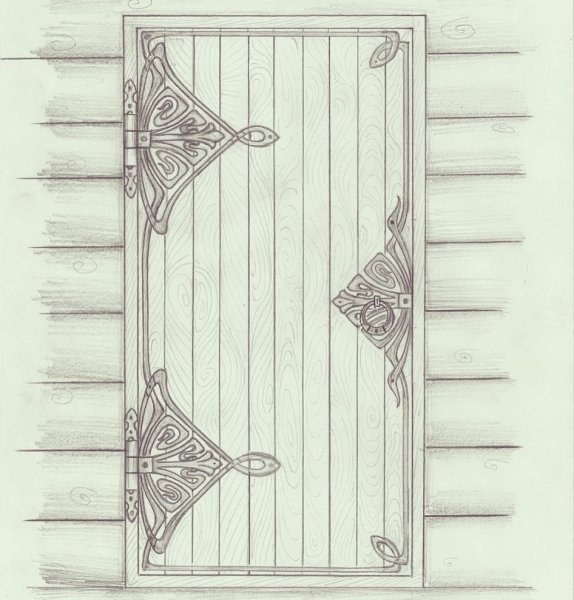 Дверца эскиз