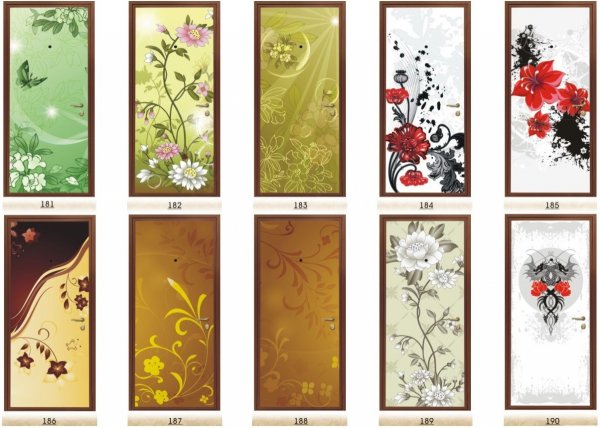 Наклейки на двери межкомнатные