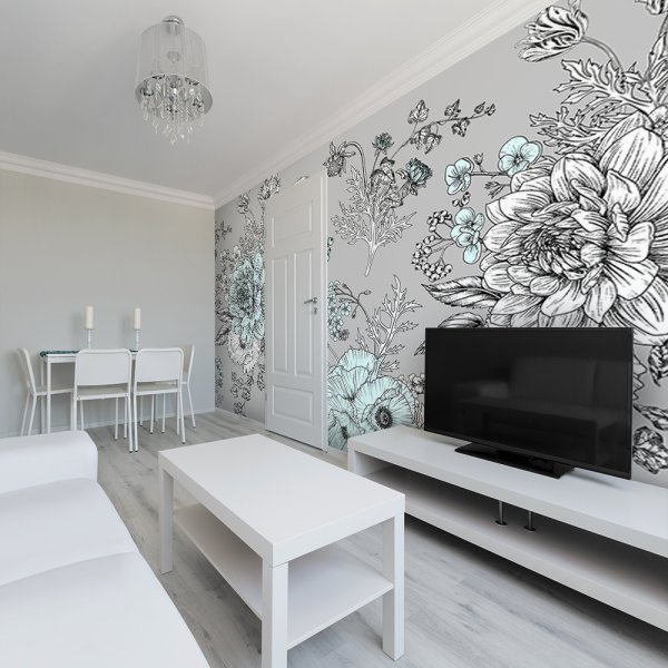 Красивое сочетание обоев