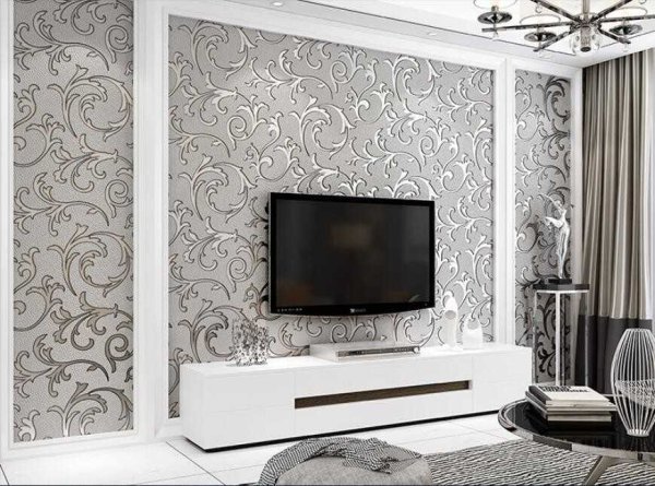 Современные модные тенденции обоев для зала