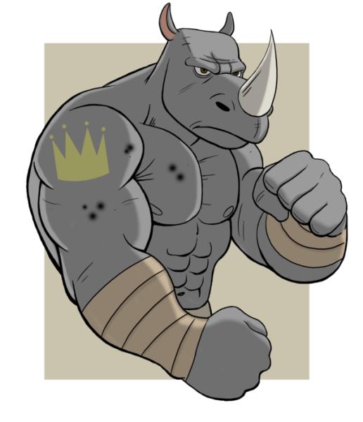 Носорог силач