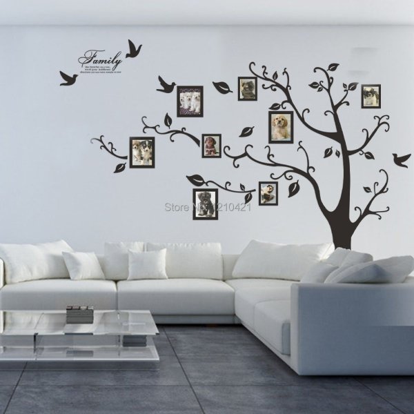 Аппликации на стену в гостиную