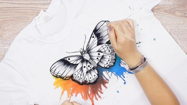 Роспись футболок