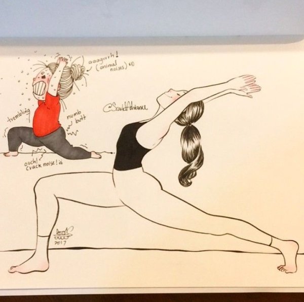 Рисунки йоги