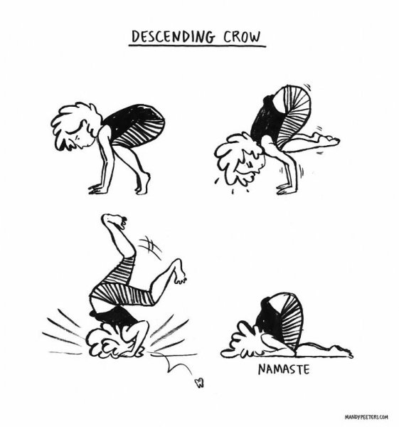 Приколы про йогу