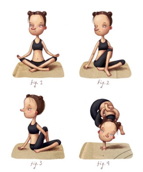 Прикольная йога