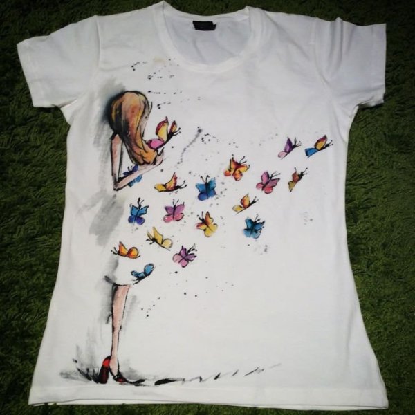 Роспись детской футболки