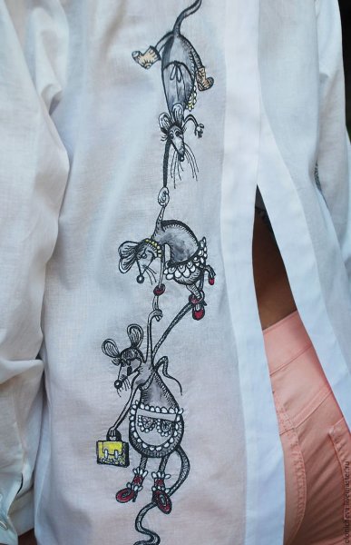 Вышивка на одежде