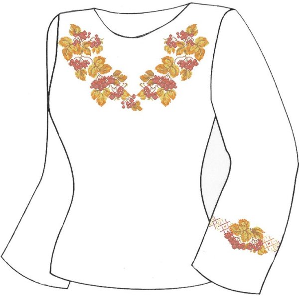 Узоры для вышивки в блузки