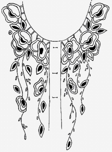 Узоры для вышивки бисером на одежде