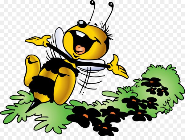 Пчела смеется