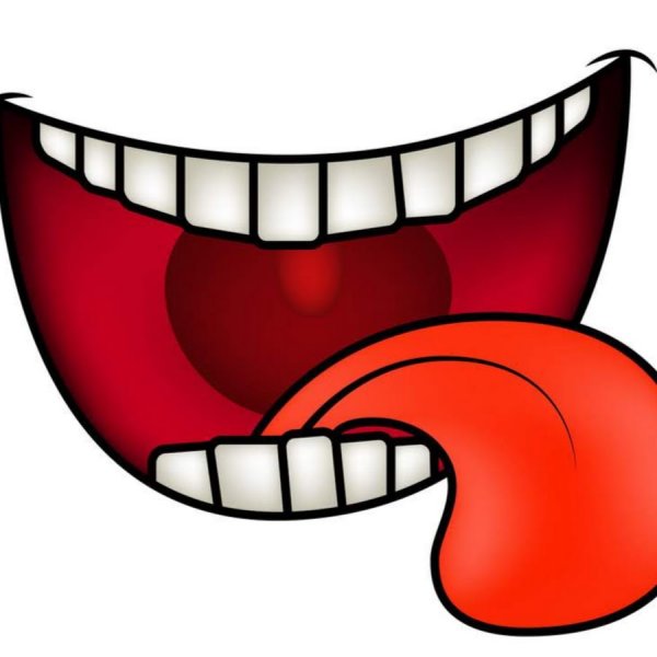 Рот с зубами мультяшный