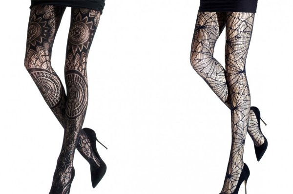 Как носить колготки с рисунком
