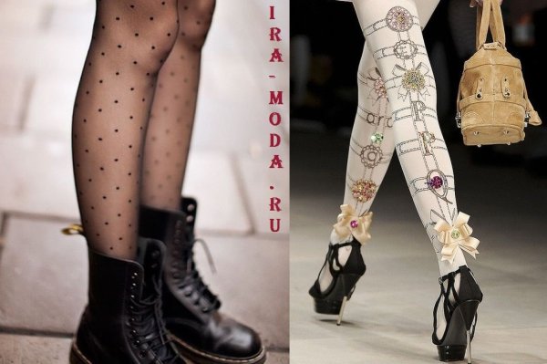 Модные капроновые колготки в 2022