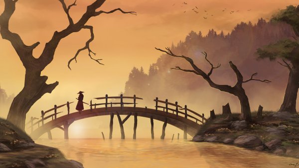 Пейзаж рисунок