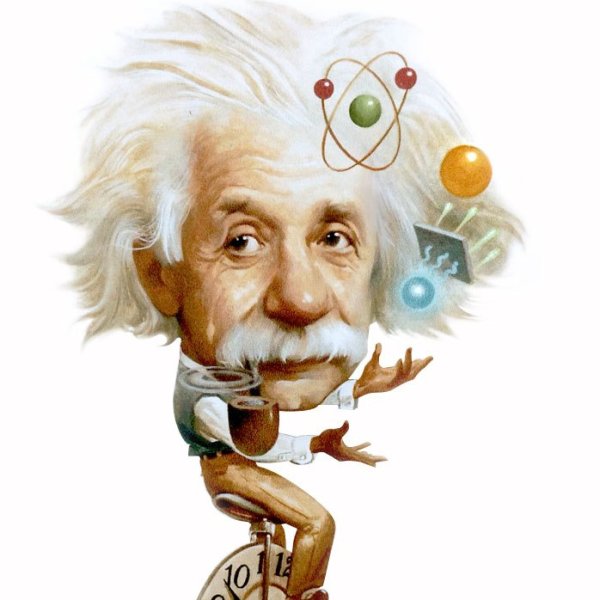 Эйнштейн карикатура