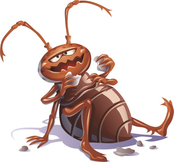 Довольный таракан