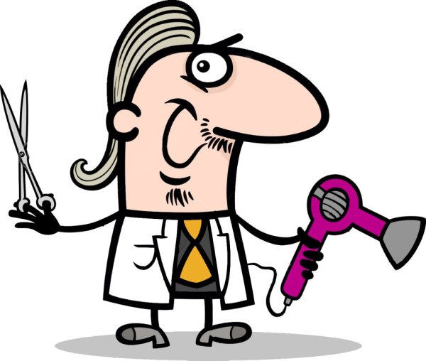 Парикмахерская карикатура