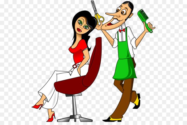 Парикмахер мультяшный