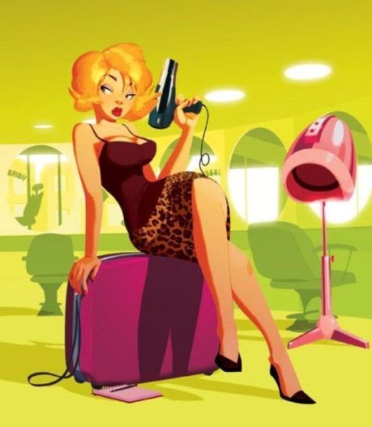 Прикольный парикмахер