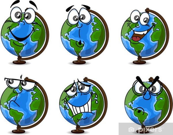 Картинки веселый Глобус