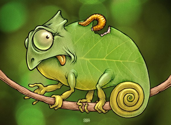 Хамелеон прикол