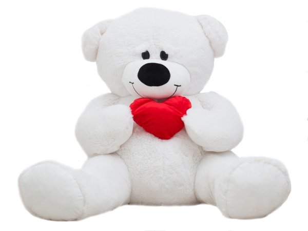 Плюшевый мишка с сердечком