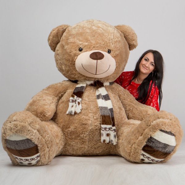 Большая мягкая игрушка медведь
