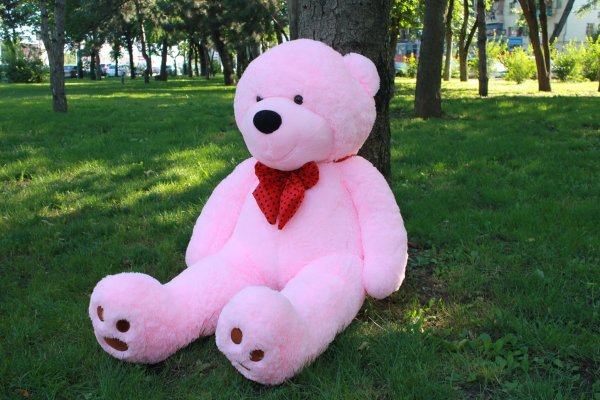 Огромный плюшевый мишка