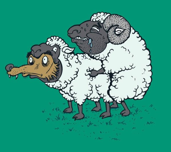 Смешной баран