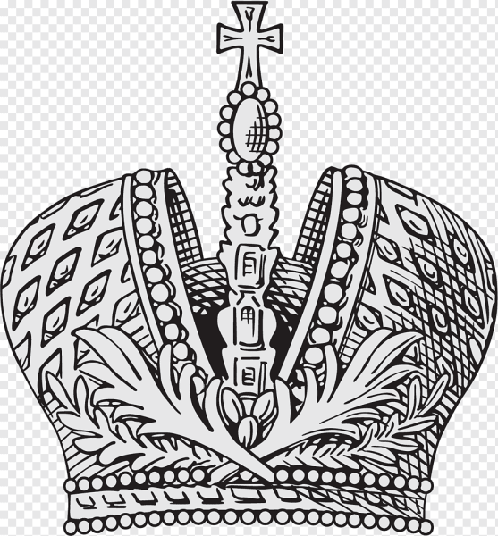 Большая Императорская корона Российской империи вектор