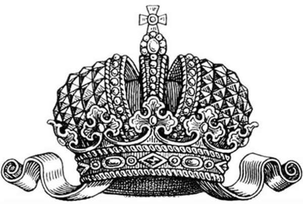 Большая Императорская корона Российской империи эскизы