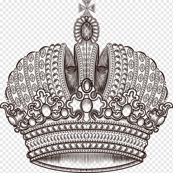 Большая Императорская корона Российской империи вектор