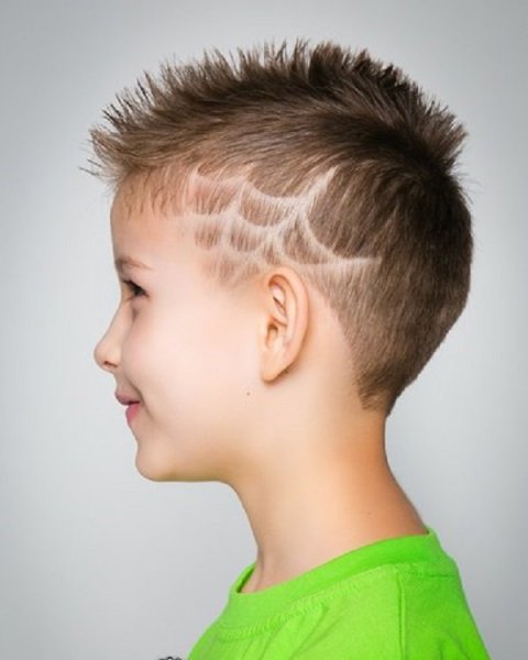 Фигурные стрижки для мальчиков