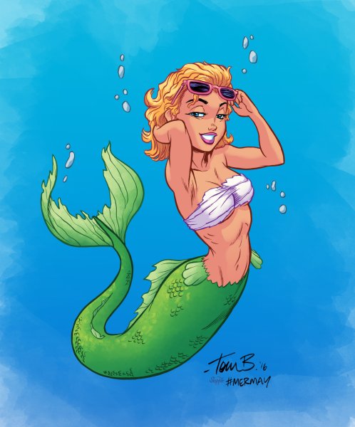 Русалка прикольная