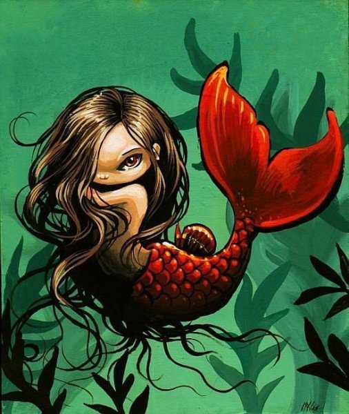 Русалка смешная