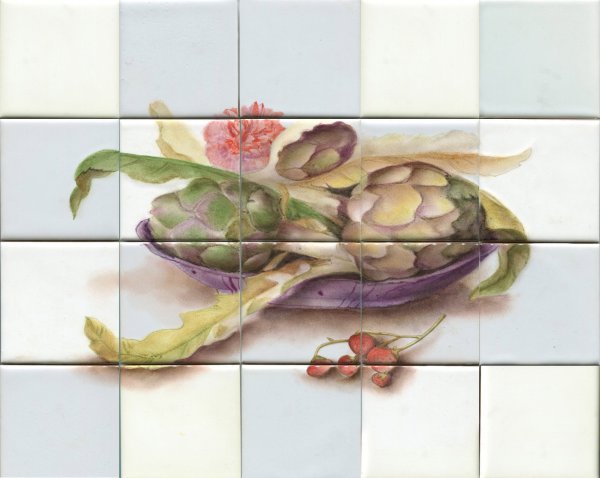 Рисование на керамической плитке