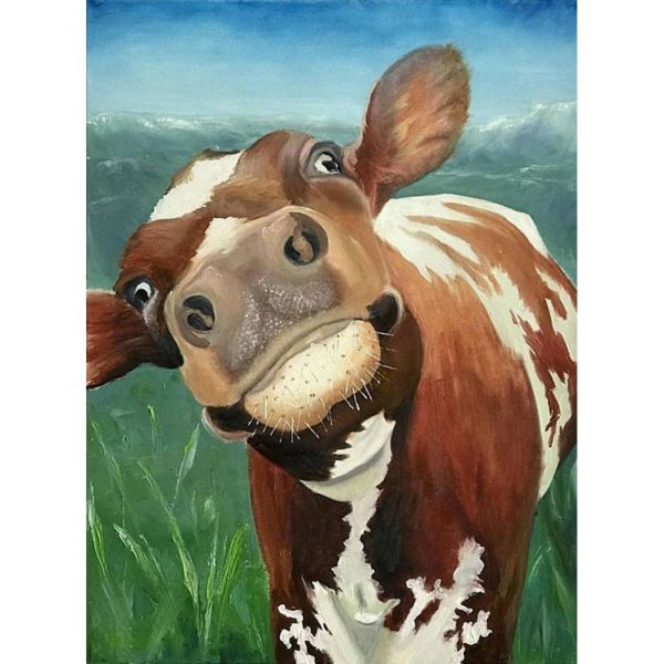 Корова картина