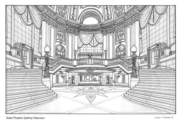 Театр раскраска