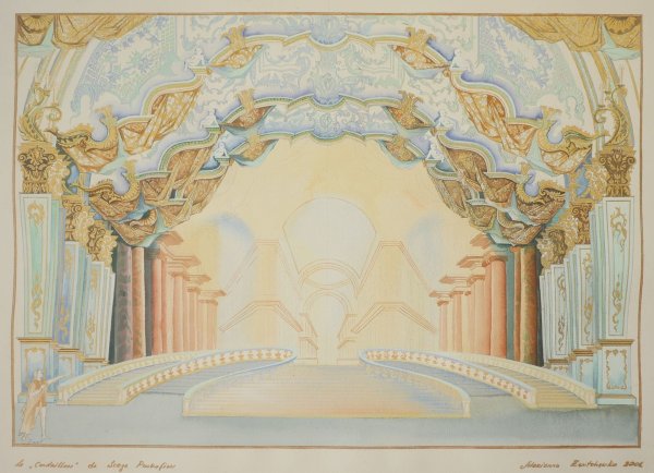 Декорации к опере Лебединое озеро