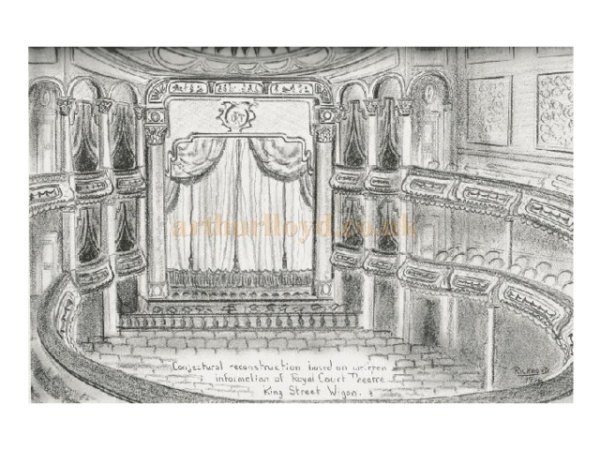 Сцена карандашом