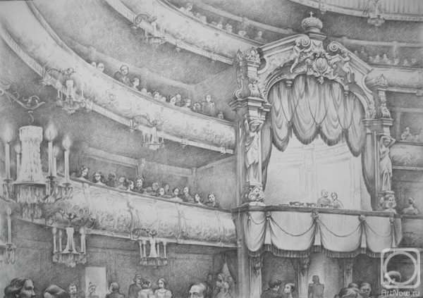 Театр 18 века ложа