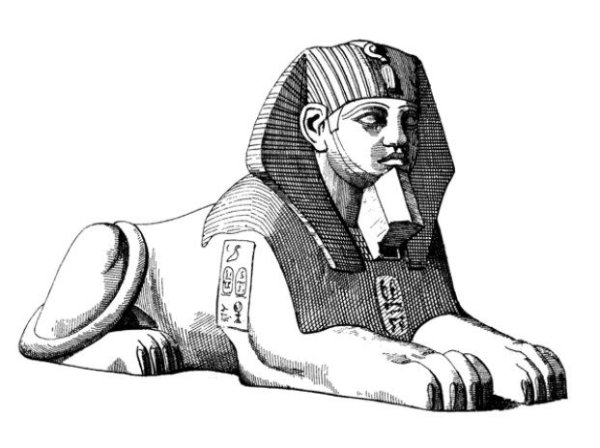 Арт древний Египет пирамиды и сфинкс