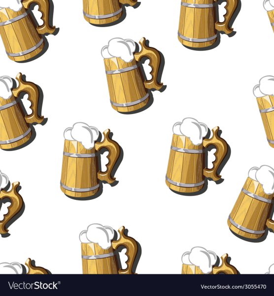 Деревянная Кружка пива без фона