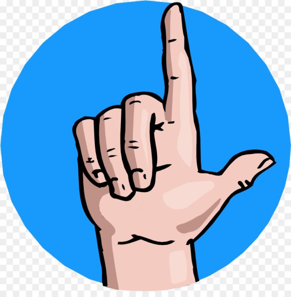 Указательный палец вверх